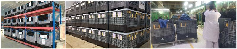 plastic large pallet container