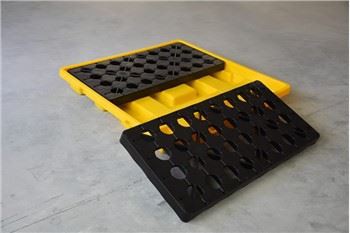 55-गैलन ड्रम स्पिल कंटेनमेंट पैलेट