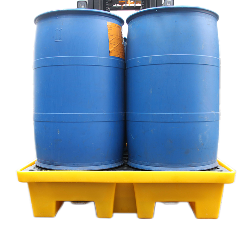 खनन के लिए कंटेनर पैलेट्स फैलाएं